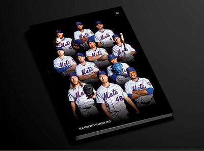 Mets 2019 Yearbook Cover baseball design mets photos publications yearbook