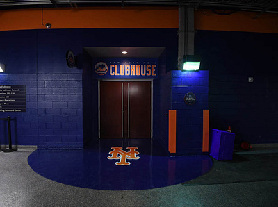 Mets Clubhouse Entrance baseball citi field entrance environment design environmental mets