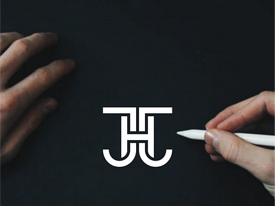 JHJ logo concept branding drawing fladesing graphic design icon logo logomaker logomark logos monogram typography