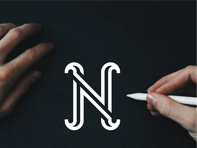 cnc logo concept animation branding design drawing graphic design icon illustration letter logo logos motion graphics