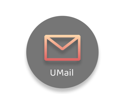 UMail - Mail Icon design graphic design logo mail shameek biswas ui umail