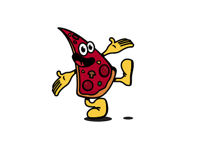 Slice of Pizza🍕 branding cartoon cartoon logo design graphic design illustration italian pizza italy logo pizza pizza brand pizza company pizza restaurant vector