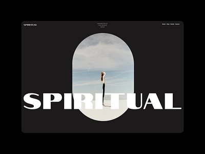 SPIRITUAL | Interfaces exploration / PT. 1 branding design graphic design typography ui userinterface ux
