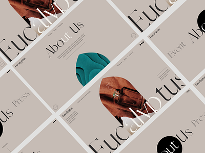 Eucalyptus | New template / n.1 branding design graphic design typography ui userinterface ux