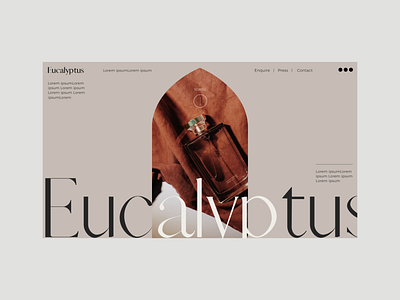 Eucalyptus | New template / n.2 branding design graphic design typography ui userinterface ux
