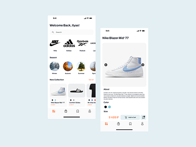 E-commerce Mobile App | UI