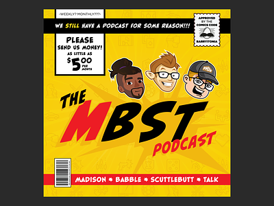 MBST Podcast branding graphic design illustration logo