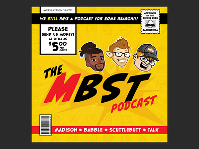 MBST Podcast branding graphic design illustration logo