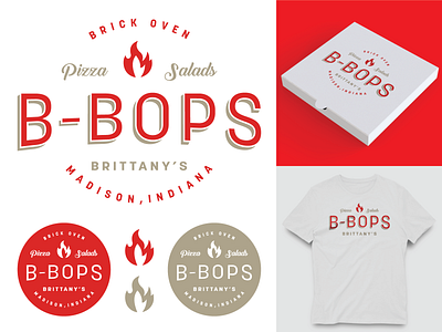 WIP: B-Bops Pizza Rebrand