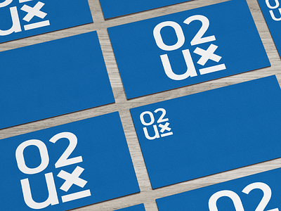 02Ux Logo graphic design logo