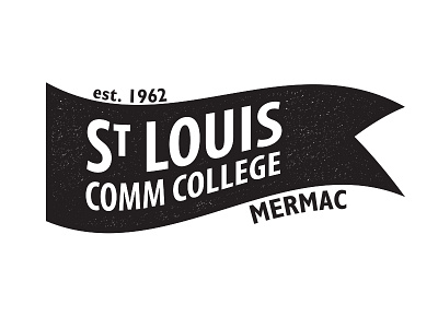 T Shirt Pennant Design college community flag grunge pennant st louis stl texture vintage