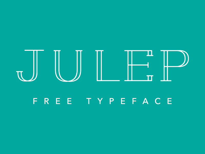 Julep | Free Typeface julep download font typeface type free