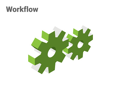 Workflow | OrderForge commerce ecommerce forge gears icon isometric order workflow