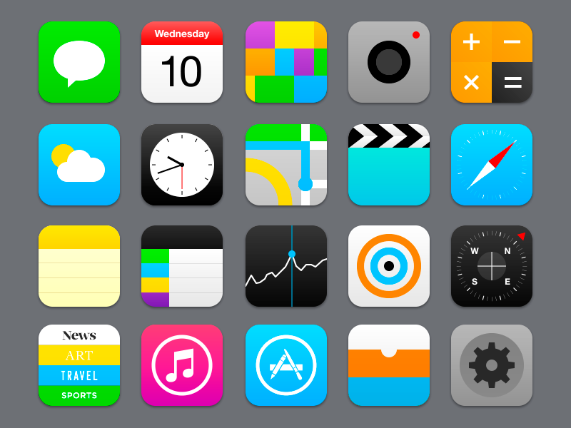 iOS7 by Setup Type on Dribbble