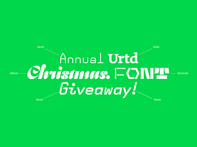 Christmas Font Giveaway! christmas contest font free giveaway type type design typography