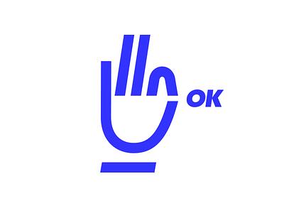 OK gesture hand icon illustration ok pictogram