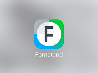 Fontstand for iOS app apple font fontstand icon ios ios9 rental type