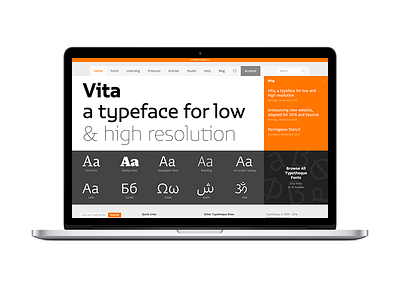 Typotheque 2016 Website fonts redesign type typography typotheque web webdesign website