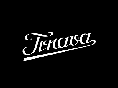 Trnava historical lettering script type typography