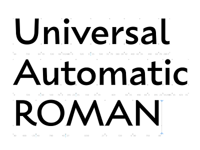 Roman experiment font type type design typedesign typeface typography wip
