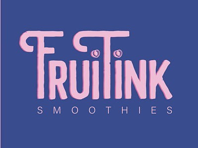 Fruitink branding design graphic design logo typography vector