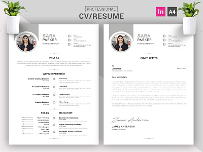 CV/Resume Concept Design V3 || CV/Resume Indesign