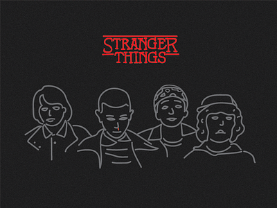 stranger things doodle