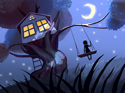 Tree House girl night treehouse