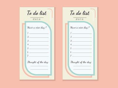 To do list daily plan planner to do list