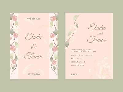 Wedding invitation invitation rustic wedding