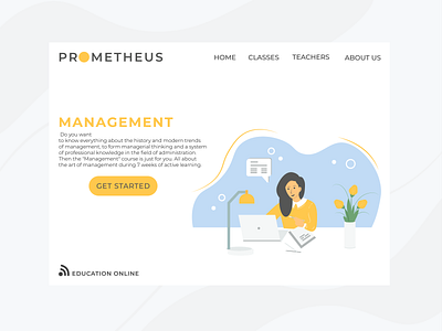 Landing Page Education Online