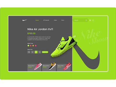 Nike Hero Section art branding design graphic design gym home page landing page logo mockup motion graphics nike sajon sports ui ui ux uidesign web website website design work out