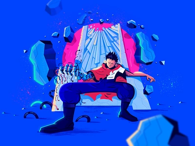 Tetsuo - AKIRA akira anime art color design fanart graphicdesign illustration manga tetsuo