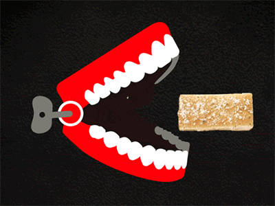 Chatter Teeth - Pizza Hut aftereffects animation chatter teeth email blast email element food advertisement gif illustration pizza hut