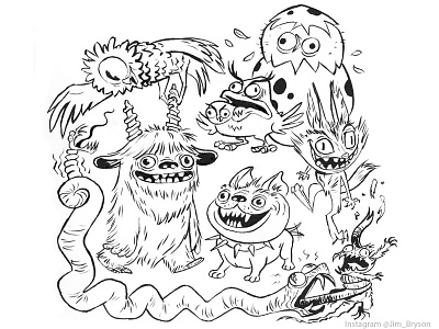 Doodles animation character creature design doodles drawing illustration pen random sketch sketchbook