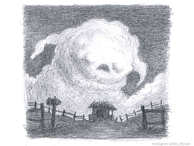 Cloud Creature animation art character cloud creature design drawing illustration pen sketch sketchbook