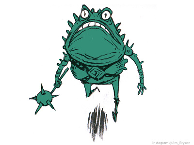 Battletoad animation art battletoad character creature design drawing illustration pen sketch sketchbook