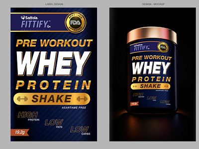 WHEY protein-jar PACK DESIGN artwork design graphic design layout packging design