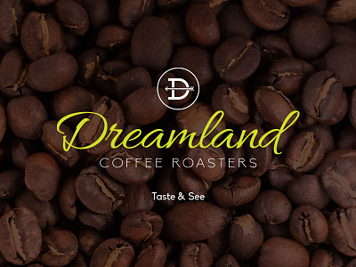 Dreamland Roasters Identity Design brand coffee dreamland coffee roasters identity logo typography