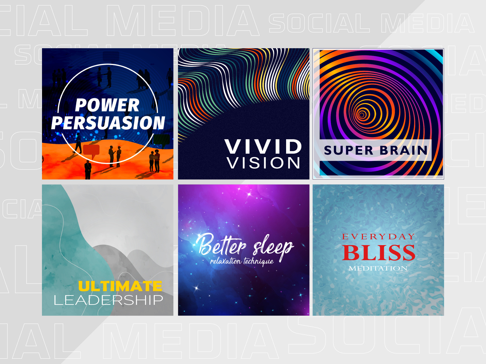 Social media posters by Mariam jorjoliani on Dribbble