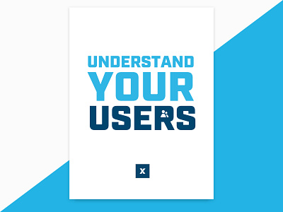 Understand Your Users poster team typography values