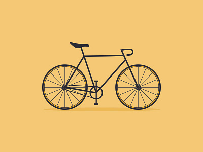 Bike bicycle bike icon illustration