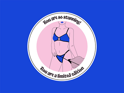 Lingerie sticker