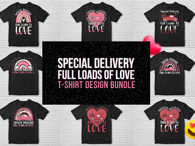 Special Delivery T-shirt Design Bundle