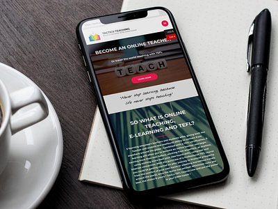 Tactics Teaching Mobile Website!