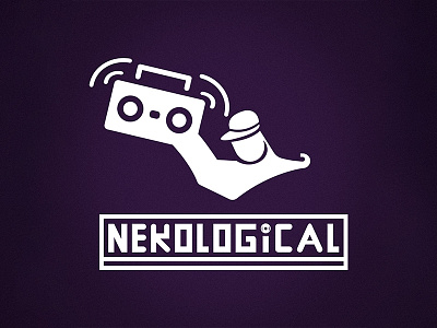 Nekological Logo and Typography hip hop hip hop label logo logo design music label music logo typography