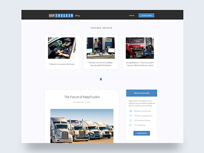 Keeptruckin's Blog articles blog keeptruckin product redesign ui