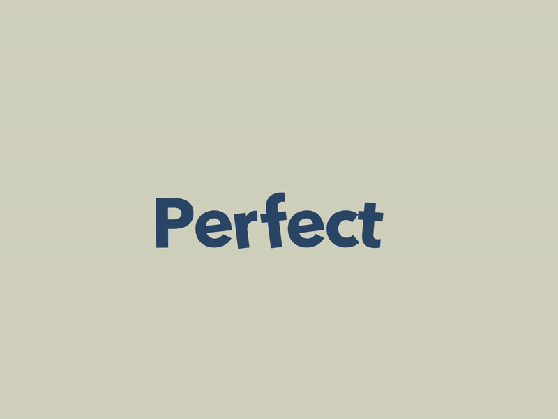 Perfect Match animation magnet motion graphics satisfying text animation