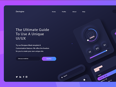 Ui Banner design using html css and bootstrap with source code