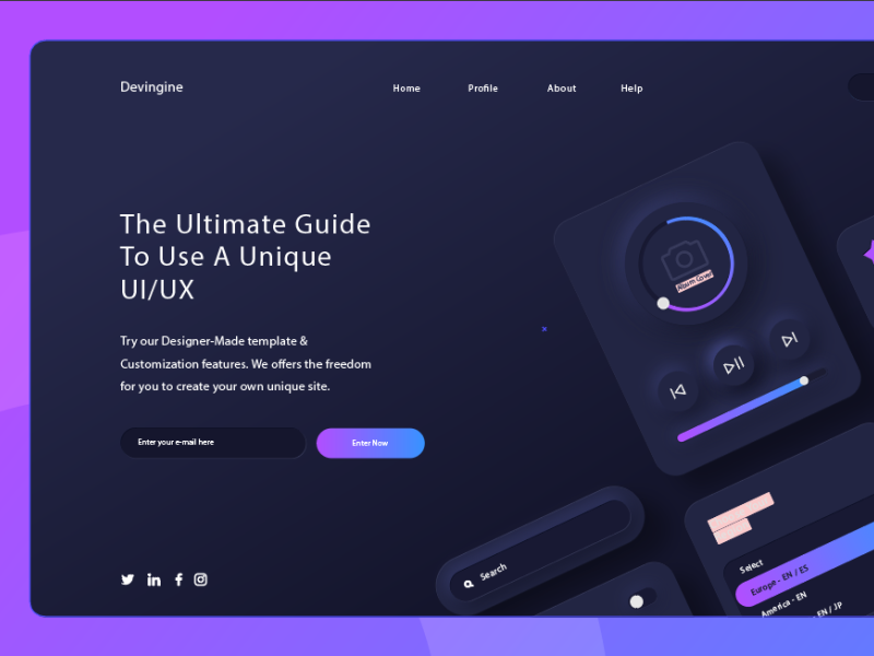 Ui Banner design using html css and bootstrap with source code by Helal ...